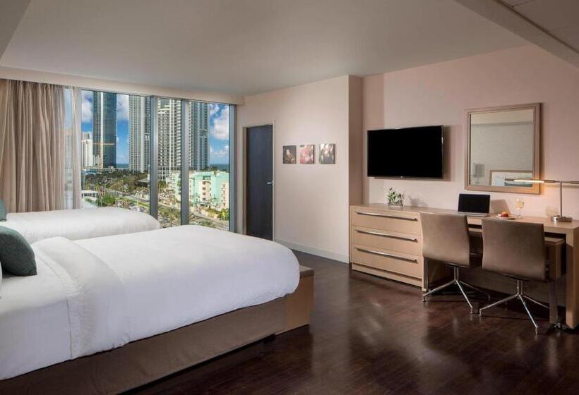 Студия Стандарт Вид на Море, Residence Inn Miami Sunny Isles Beach