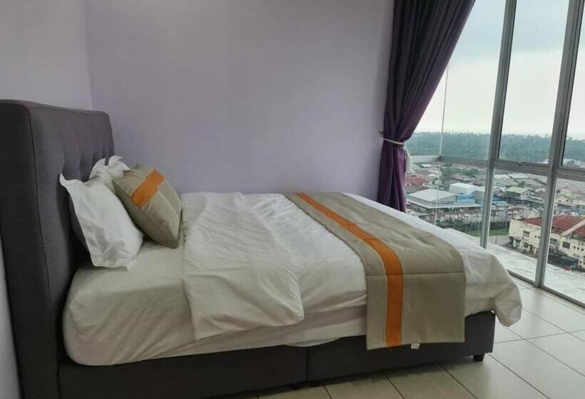 Апартаменты 1 Спальня Вид на Море, Sekinchan Seaview Homestay 7 High View
