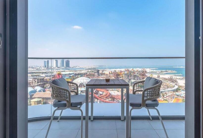 اتاق دلوکس با تخت کینگ و چشم‌انداز, Rixos Premium Qetaifan Island North