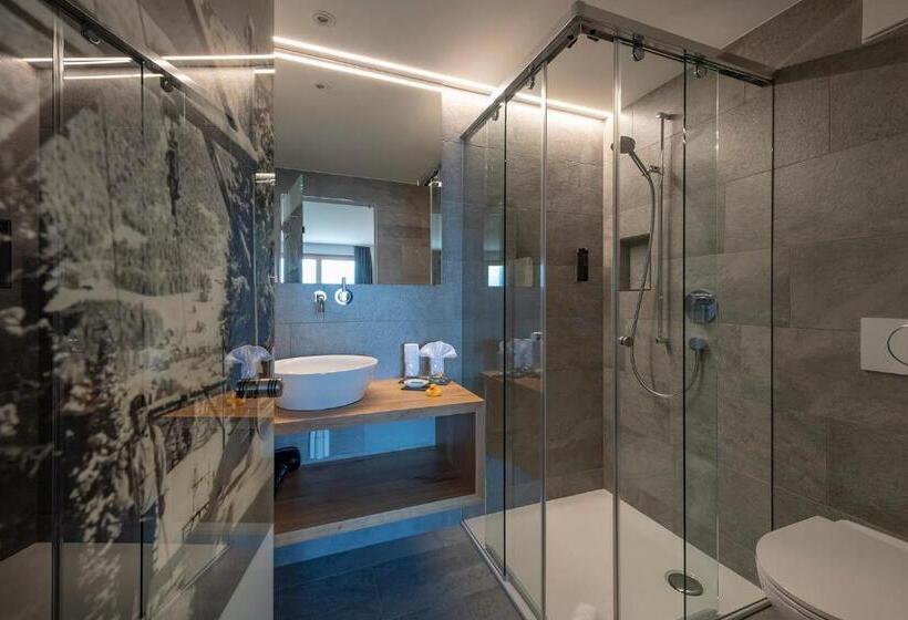 חדר סטנדרט יחיד, Berghotel Tgantieni