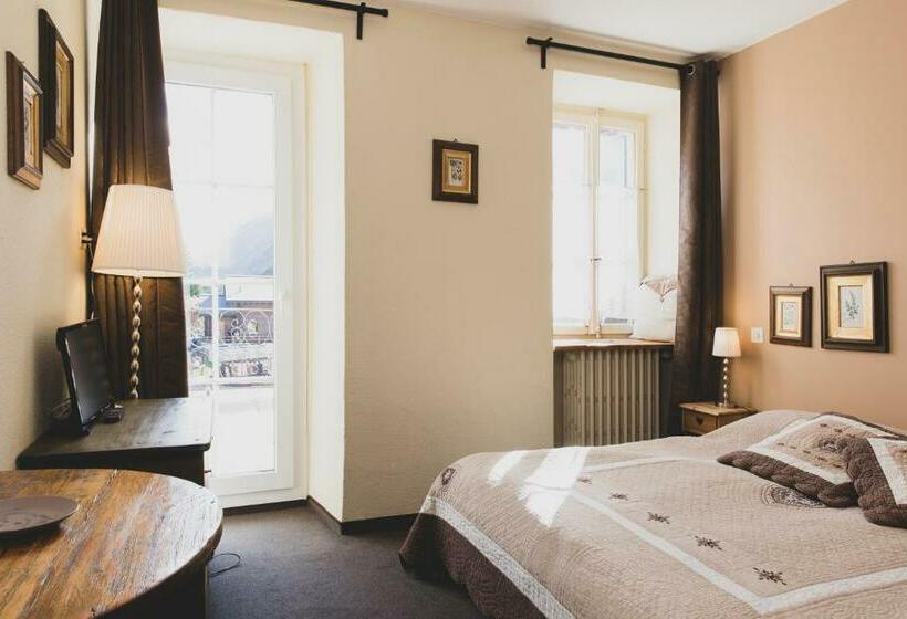 テラス付きスタンダードルーム, Hôtel Le Besso   Swiss Romantic Lodge Zinal