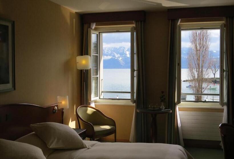 חדר סטנדרט נוף לאגם, Hôtel Du Port