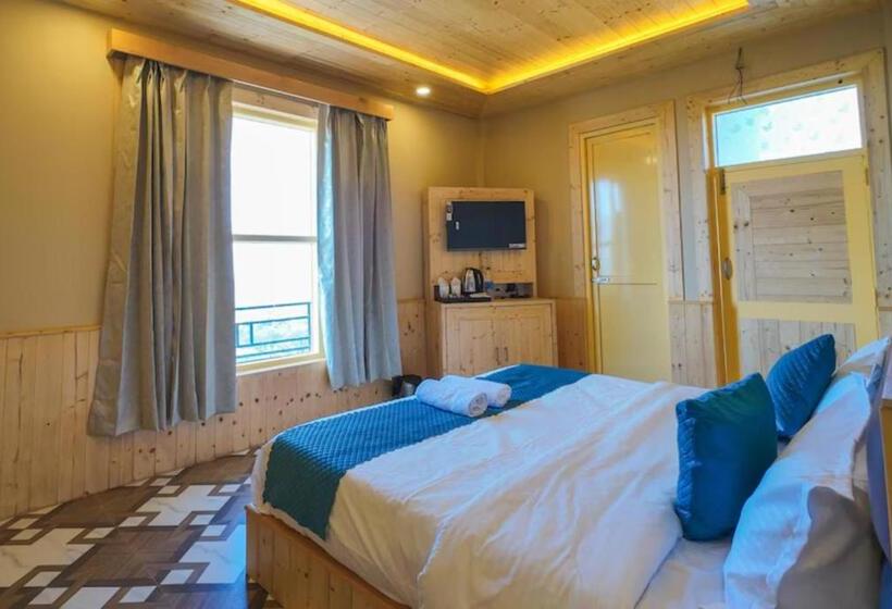스탠다드 룸 산 전망, Goroomgo Ghar Bar Boutique Stay Himachal Pradesh   Luxury Room & Mountain View