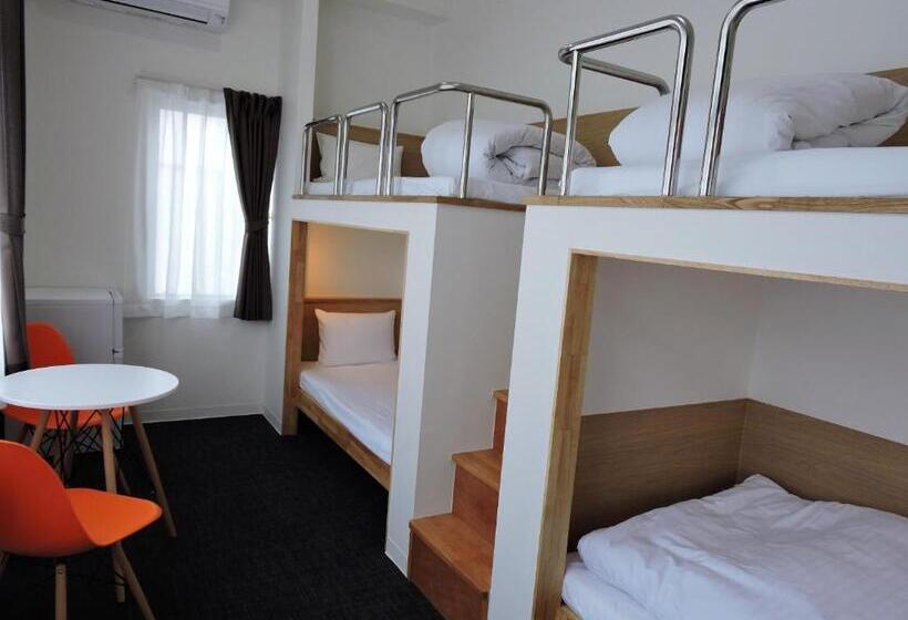 스탠다드 4인룸 2층침대 구비, Abest Cube Naha Kokusai Street Cabin Type Hotel All Room With Key