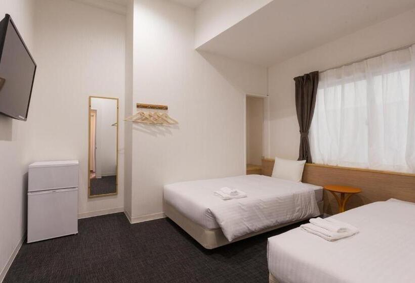 스탠다드 룸 더블 침대 2개, Abest Cube Naha Kokusai Street Cabin Type Hotel All Room With Key