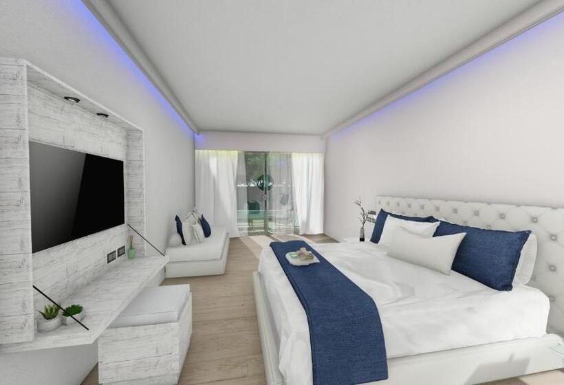 스위트 킹사이즈 침대, Magique Bleu Suites