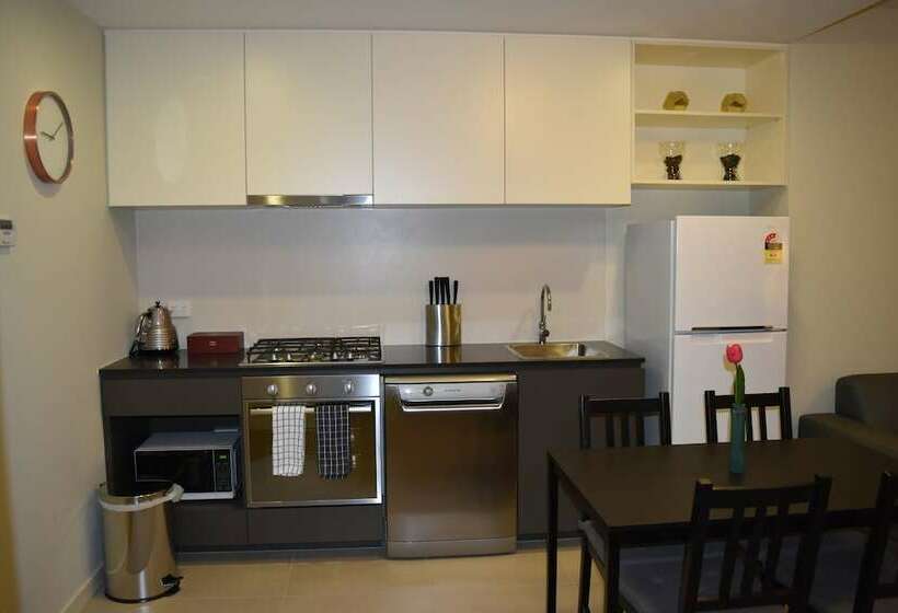 침실 2개 아파트, Melbourne Skyhigh Apartments