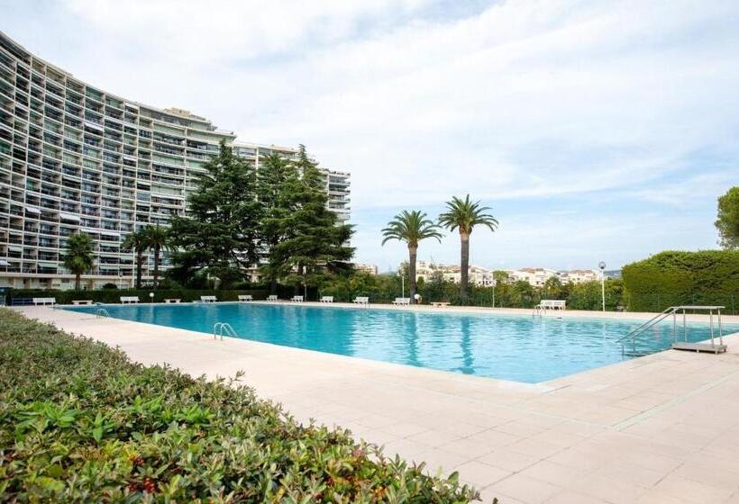 1침실 테라스 아파트 바다 전망, Cozy 2 Rooms Apartment In Yacht Port Cannes Marina