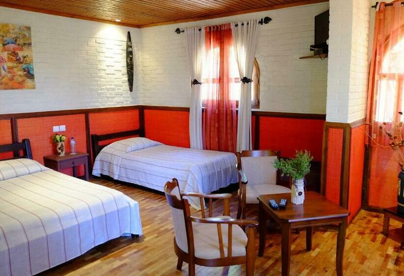 اتاق راحتی سه تخته, Eco Lodge Les Chambres Du Voyageur