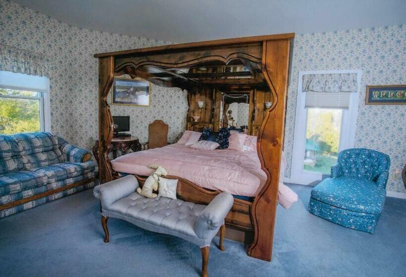 디럭스 스위트 킹 침대, Rabbit Creek Bed & Breakfast