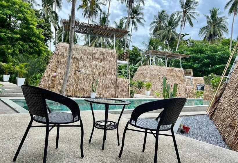 标准间带游泳池, Chill Lay Resort Donsak