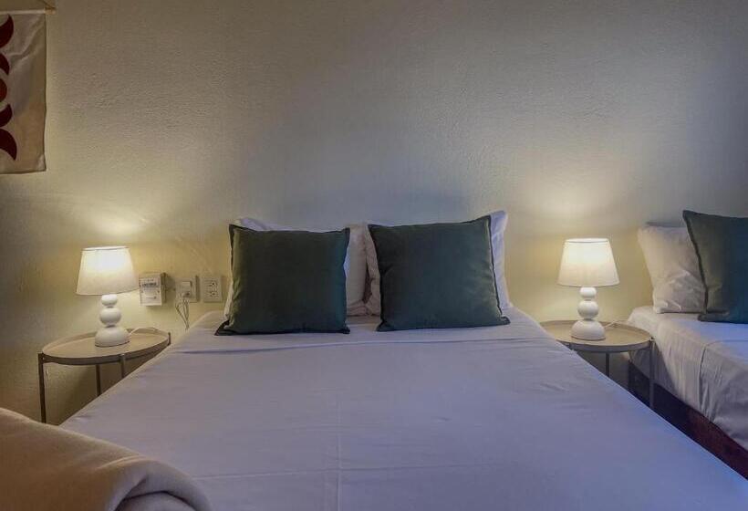 Четырехместный Номер Deluxe, Viajero Puerto Escondido Hostel