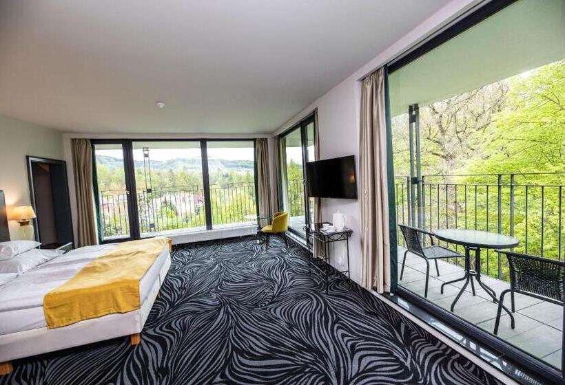 带阳台的豪华间, Parkhotel Carlsbad Inn