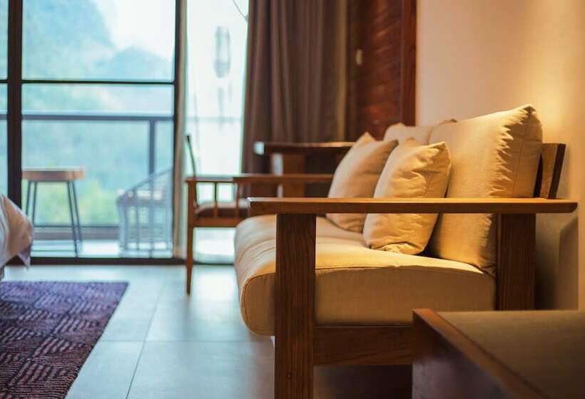 标准间带江景, Li River Resort