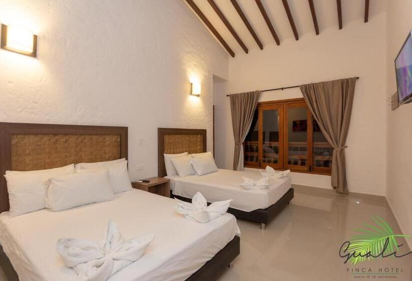 Номер Стандарт Трехместный, Finca Hotel Guali Santafe