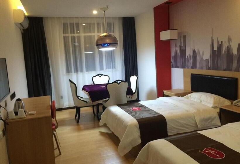 Семейный Номер, Thank Inn Chain Hotel Guangdong Shenzhen Longhua Qinghu Subway Station