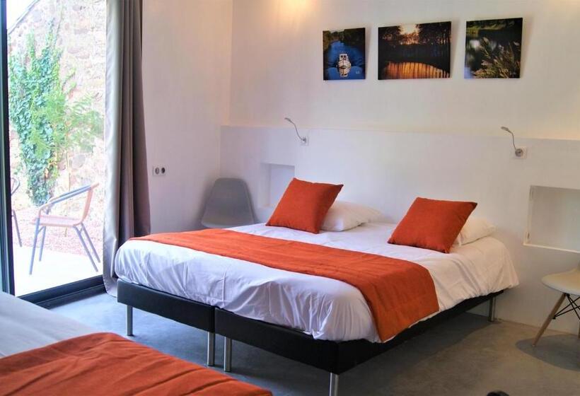 Номер Стандарт с Террасой, Contact Hôtel Le Minervois   Hôtel & Restaurant Au Nord De Carcassonne