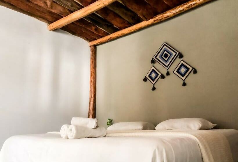 חדר סטנדרט נוף לגינה, Indajani Hostel Tulum