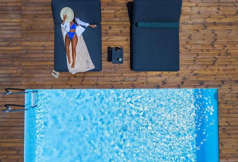 Вилла с 1 спальней и бассейном, Dreambox Mykonos Suites