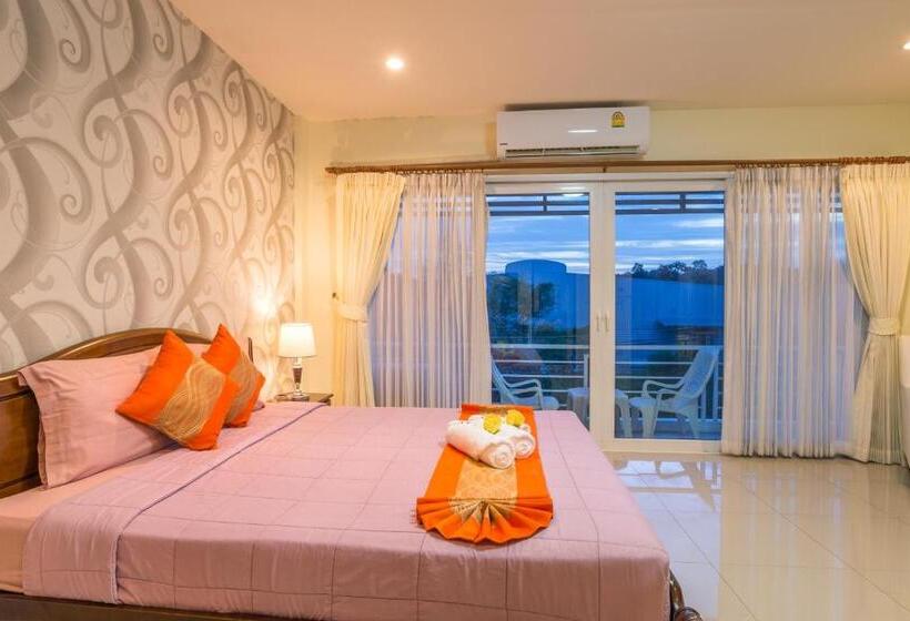 디럭스 룸 킹사이즈 침대, Alisa Krabi Hotel Sha Plus