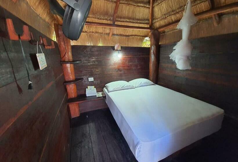 חדר סטנדרט חדר אמבטיה משותף, Eco Cabañas Bluekay