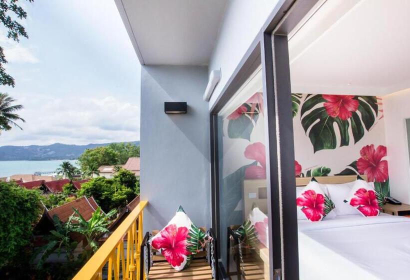 디럭스 룸 바다 전망, Lub D Koh Samui Chaweng Beach   Beachfront & Vibrant Social Vibe