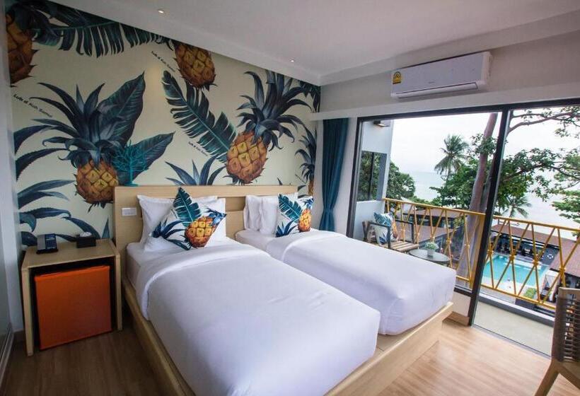 디럭스 룸 바다 전망, Lub D Koh Samui Chaweng Beach   Beachfront & Vibrant Social Vibe