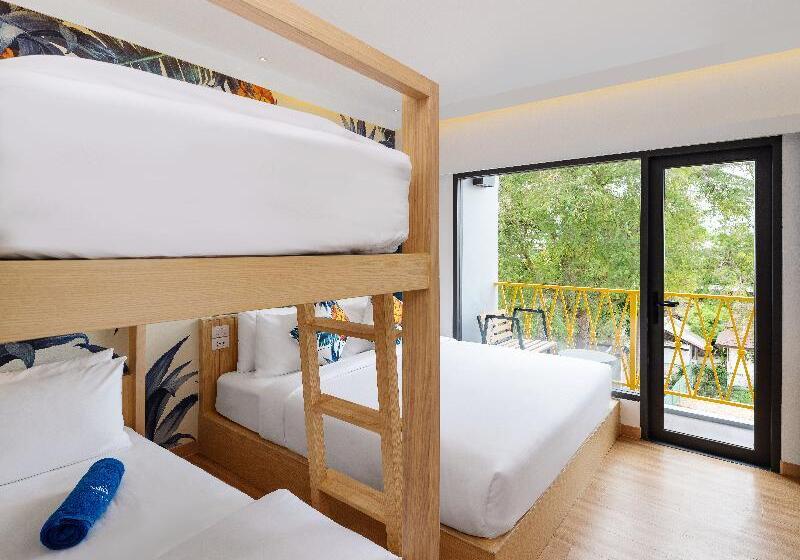 패밀리 룸, Lub D Koh Samui Chaweng Beach   Beachfront & Vibrant Social Vibe