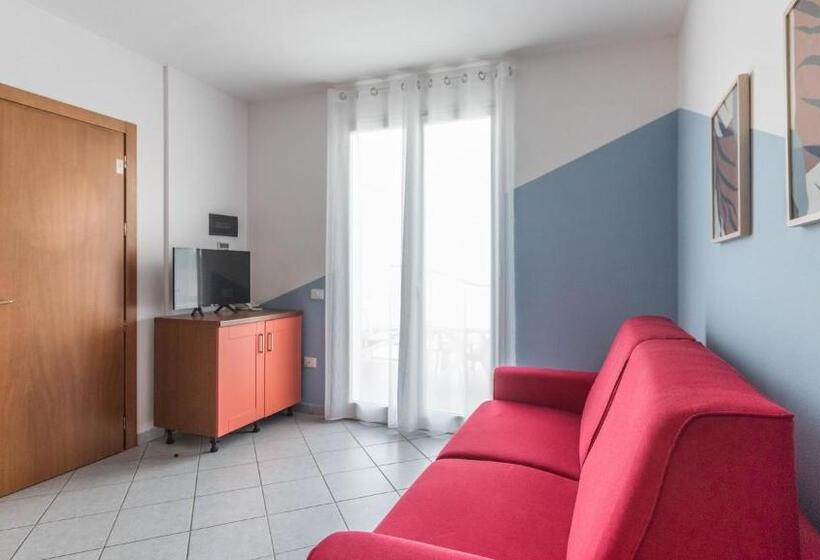 آپارتمان 1 خوابه با چشم‌انداز دریا, Residence Il Poggio