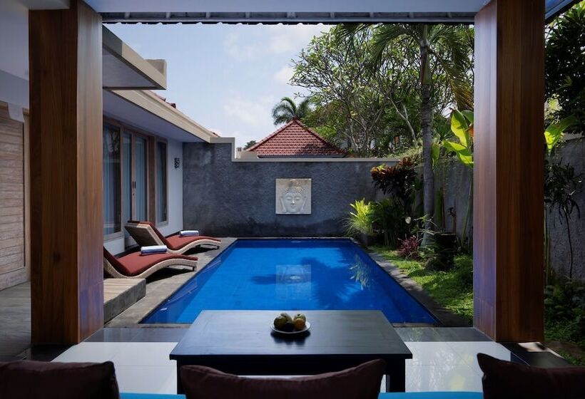 빌라 1 베드룸 - 수영장, Freddies Villas Ubud Bali