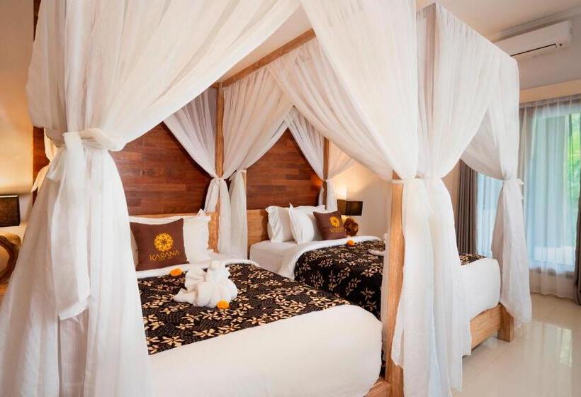 침실 2개 빌라, Freddies Villas Ubud Bali
