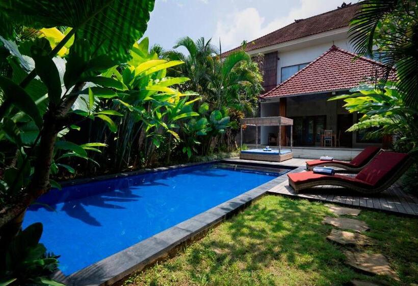 침실 2개 빌라, Freddies Villas Ubud Bali