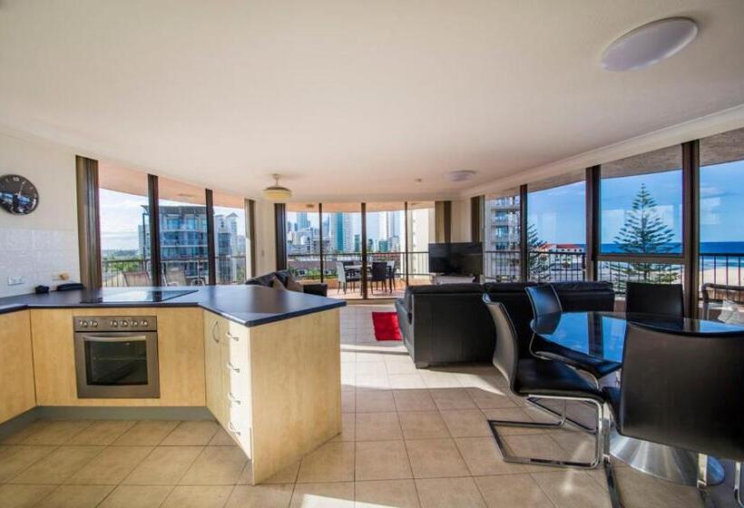 2침실 디럭스 아파트 바다 전망, Warringa Surf Holiday Apartments