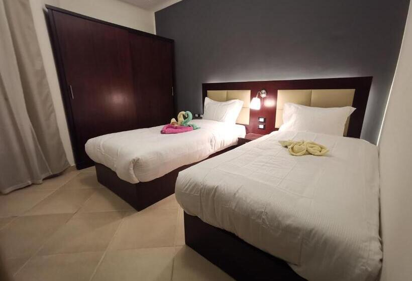 带1个卧室带观景的公寓, Elite Suites Hurghada