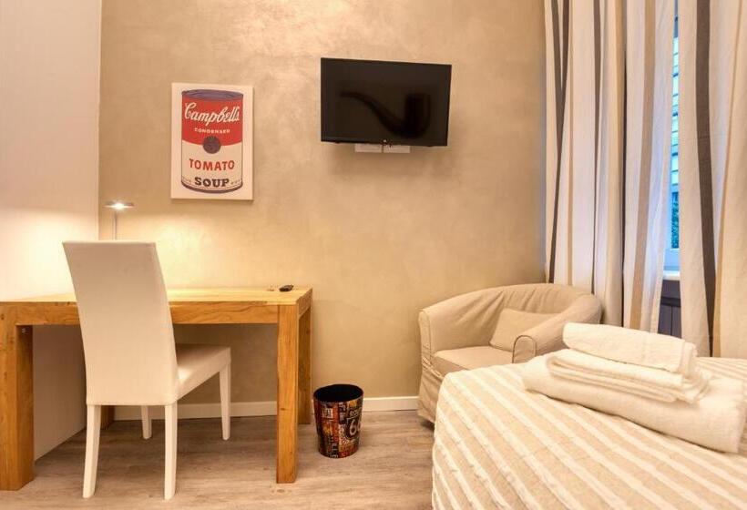 اتاق استاندارد یک تخته با سرویس بهداشتی مشترک, Maison Castelli