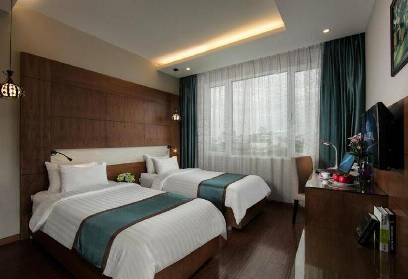 اتاق لوکس با چشم‌انداز شهر, Bonne Nuit Hotel & Spa Hanoi