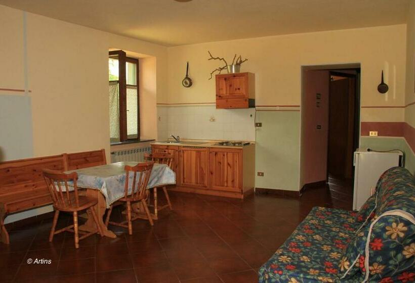 آپارتمان 1 خوابه با چشم‌انداز, Agriturismo La Praduscella