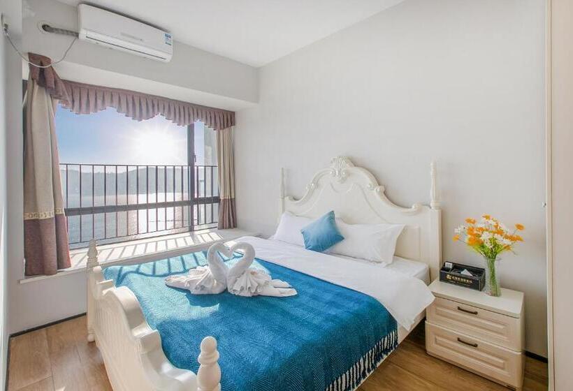 침실 2개 바다 전망 아파트, Huizhou Huayangnian Seaview Guesthouse