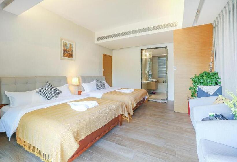 Апартаменты 3 Спальни Вид на Море, Huizhou Huayangnian Seaview Guesthouse