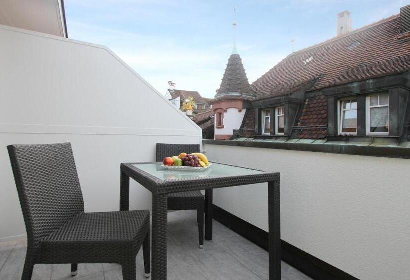 Полулюкс с Балконом, Apartmenthaus Zum Trillen Basel City Center