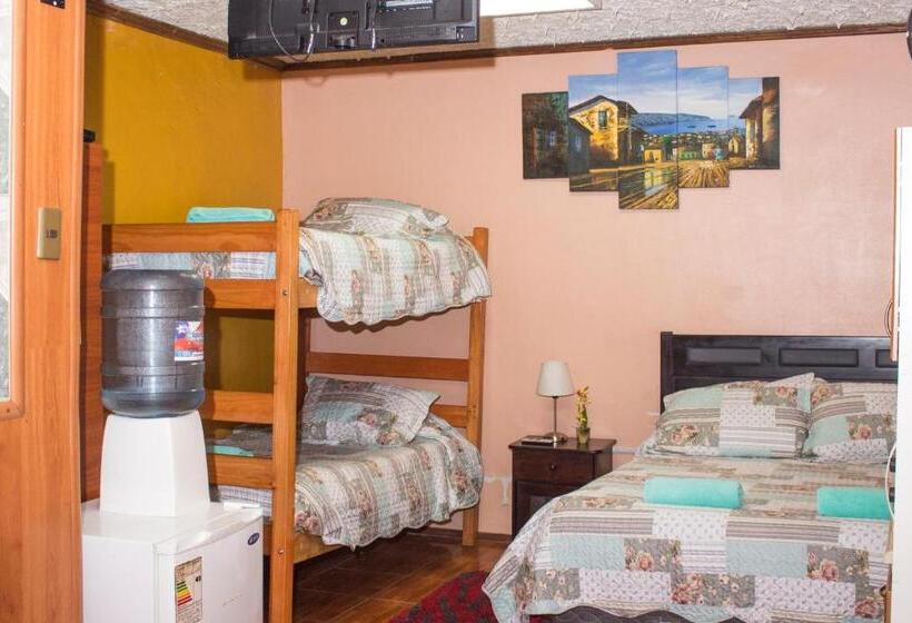 Eenvoudige Driepersoonskamer, Hostal Inthalassa Caldera