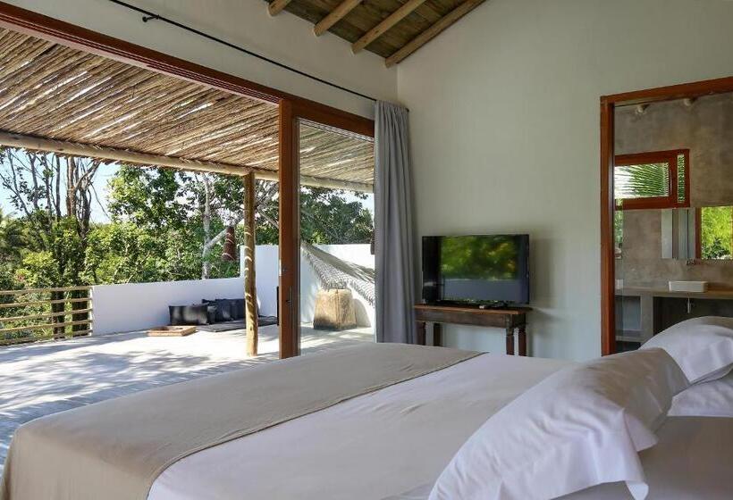Quarto Deluxe Cama King, Pousada Seis E Meia