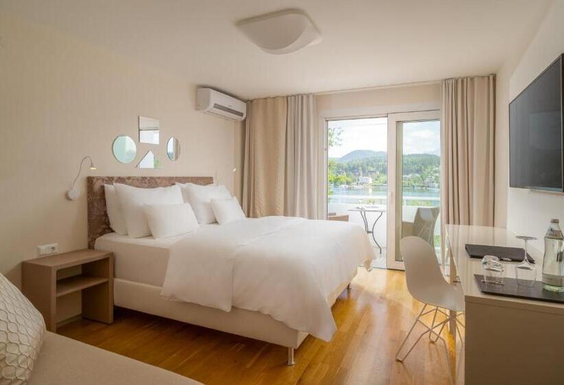 اتاق استاندارد با چشم‌انداز دریاچه, Seehotel Europa