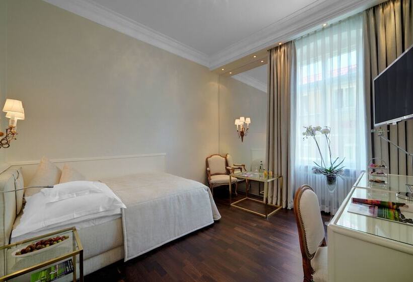 اتاق استاندارد یک نفره, Europäischer Hof Heidelberg, Bestes Hotel Deutschlands In Historischer Architektur
