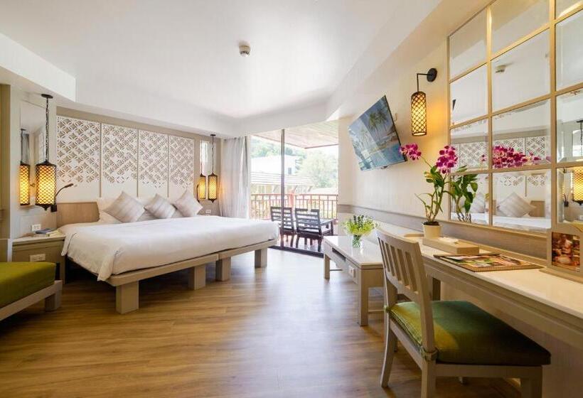 غرفة ديلوكس مطلّة علي الحديقة, Katathani Phuket Beach Resort   Sha Extra Plus