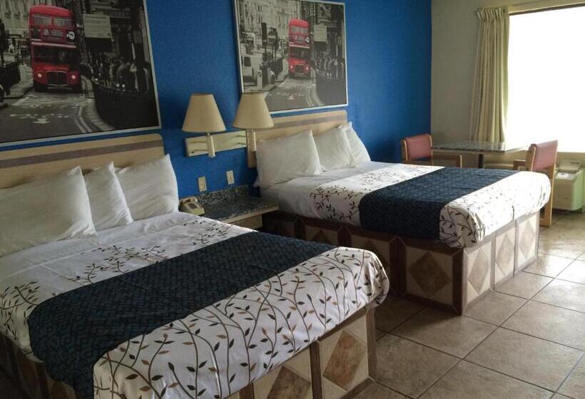 ２ダブルベッドのスタンダードルーム, Americas Best Value Inn Beaumont