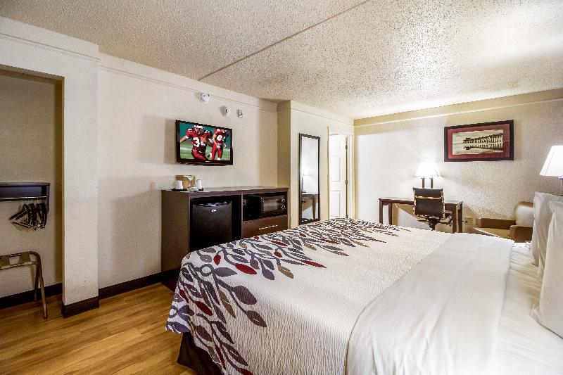 带大床的豪华间, Red Roof Inn Houston East  I10