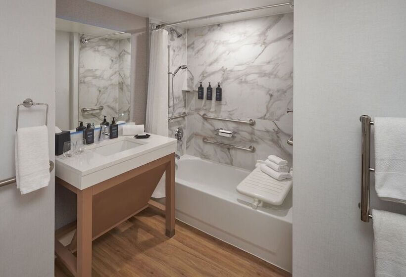 带2个双人床的标准工作室, Sheraton Pittsburgh Hotel At Station Square