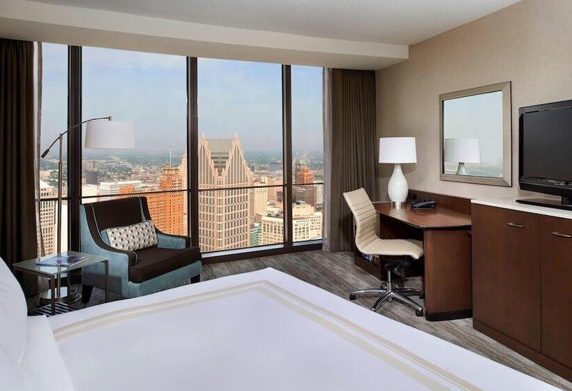 스탠다드 룸 더블 침대 2개, Detroit Marriott At The Renaissance Center
