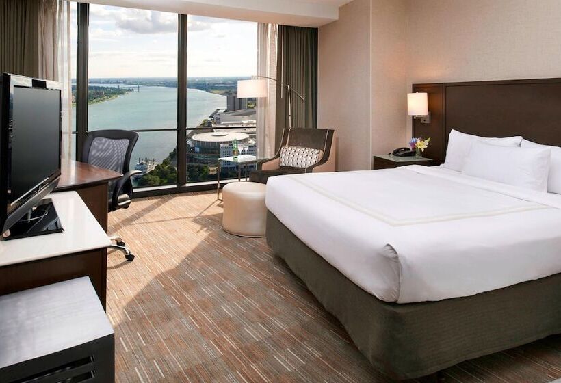 스탠다드 룸 더블 침대, Detroit Marriott At The Renaissance Center